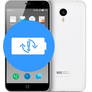Замена аккумулятора (батареи) Meizu M1